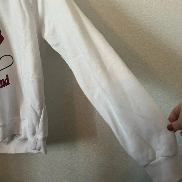 Disney White Crewneck Sweater with Mickey Design - Picture 4 of 6